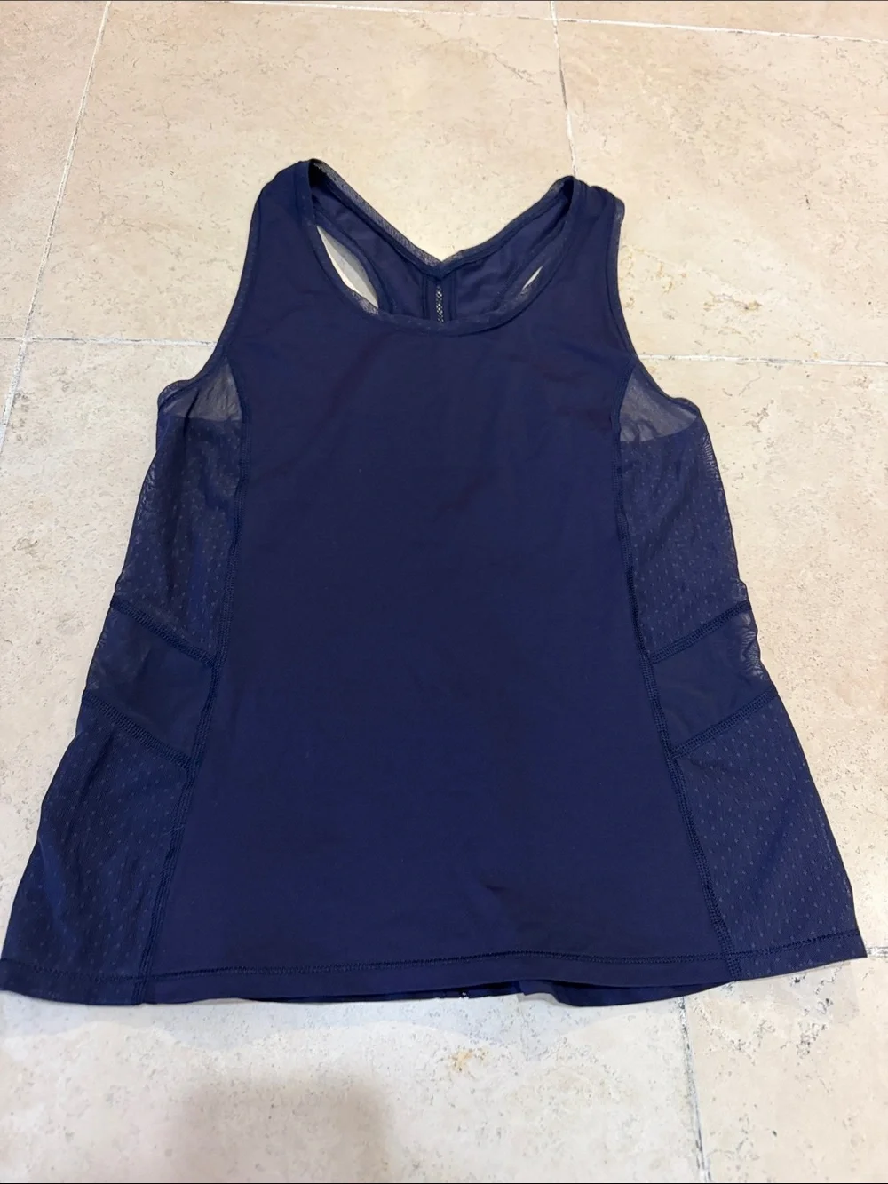 lululemon athletica navy tank top